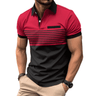 Stripe Sleeve Polo - LuxNovaHub 