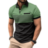 Stripe Sleeve Polo - LuxNovaHub 