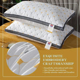 Soft Feather Cotton Pillow - LuxNovaHub 