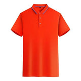 Customized LOGO Polo T-Shirt Men Summer - LuxNovaHub 