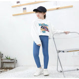 Spring Autumn Girl Pants Imitation Jeans For Girls - LuxNovaHub 