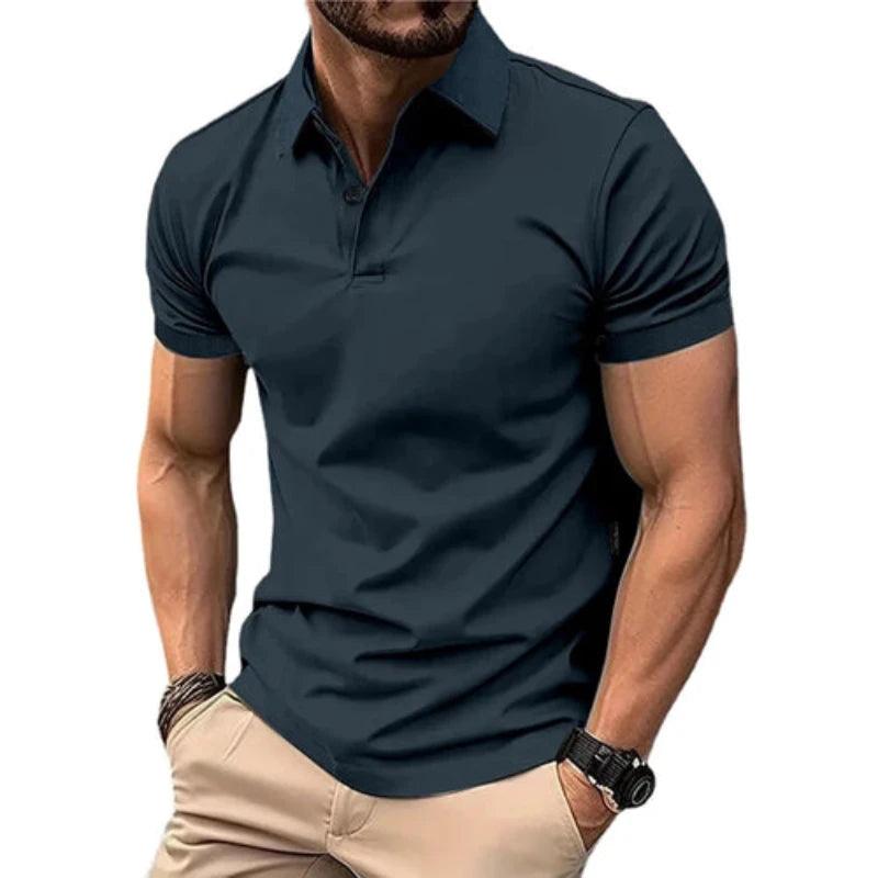 Classic Summer Polo Shirt - LuxNovaHub 