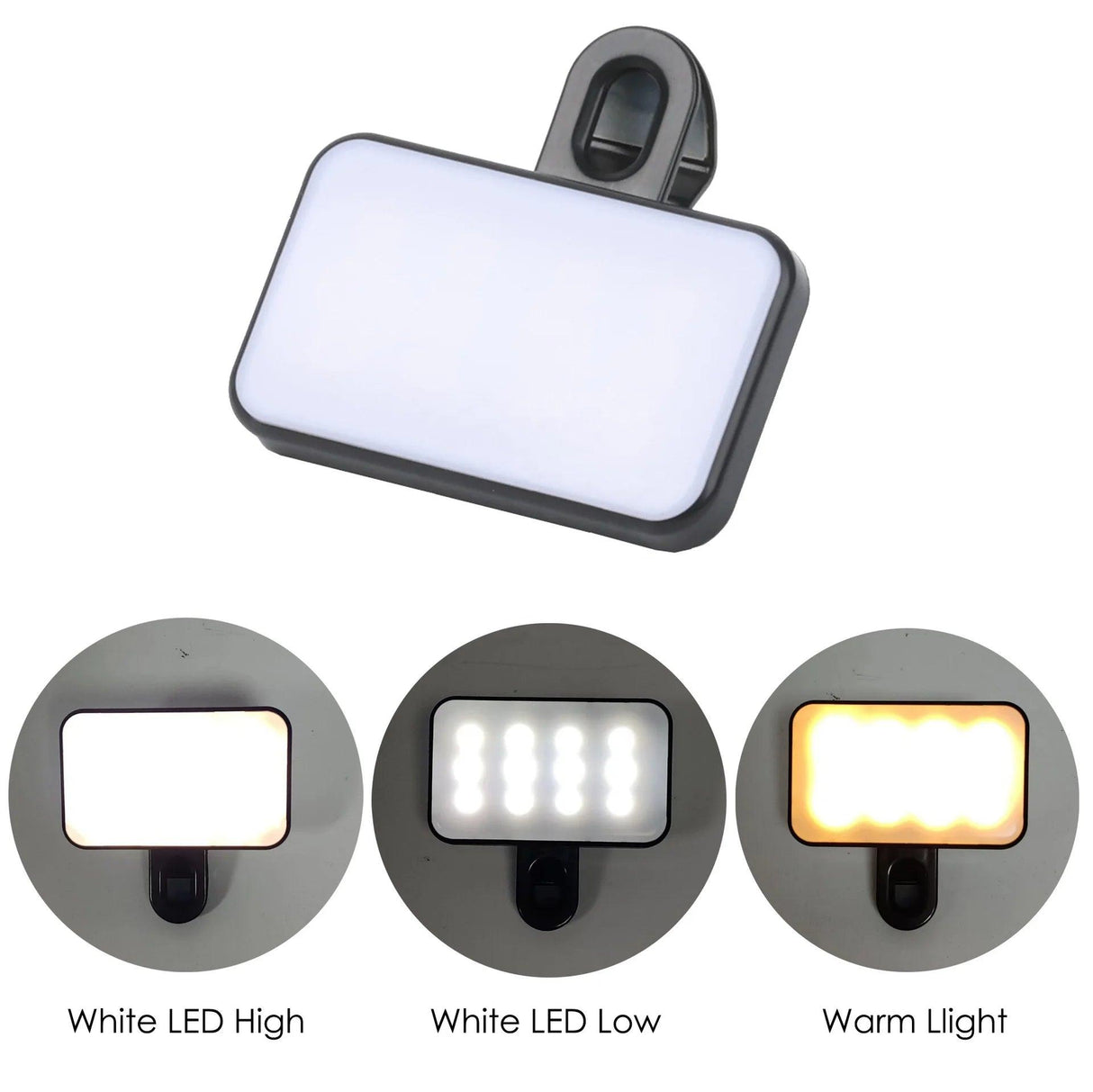 Portable LED Selfie Fill Light - LuxNovaHub 