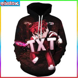 ROBLOX Digital Printing Hooded Sweater Hooded Pullover - LuxNovaHub 