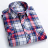 High Quality Men's Plaid Short Sleeve Shirts Business - LuxNovaHub 