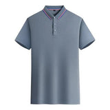 Customized LOGO Polo T-Shirt Men Summer - LuxNovaHub 