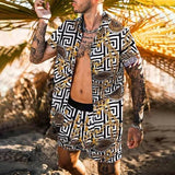 Designer style men two piece Beach set - LuxNovaHub 