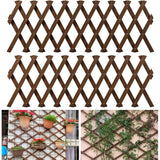 Garden Expanding Wooden Trellis - LuxNovaHub 