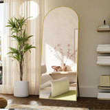 "71'' Arched Full-Length Mirror with Stand