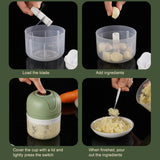 Mini Electric Garlic Chopper - LuxNovaHub 