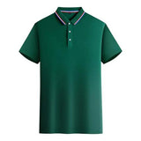 Customized LOGO Polo T-Shirt Men Summer - LuxNovaHub 