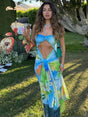 Sexy Hollow Out Halter Backless Beach Maxi - LuxNovaHub 