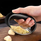 Stainless Steel Garlic Press - LuxNovaHub 