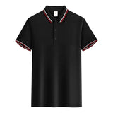 Customized LOGO Polo T-Shirt Men Summer Men's - LuxNovaHub 