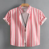 Men's Shirt Button Up Shirt Casual Shirt Summer Shirt Beach Shirt - LuxNovaHub 