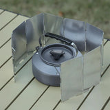 Outdoor Stove Wind Shield Camping - LuxNovaHub 