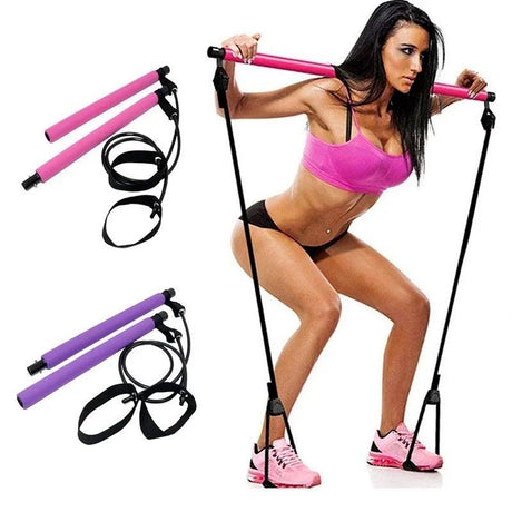 New Fitness Yoga Pilates Bar Stick Crossfit - LuxNovaHub 