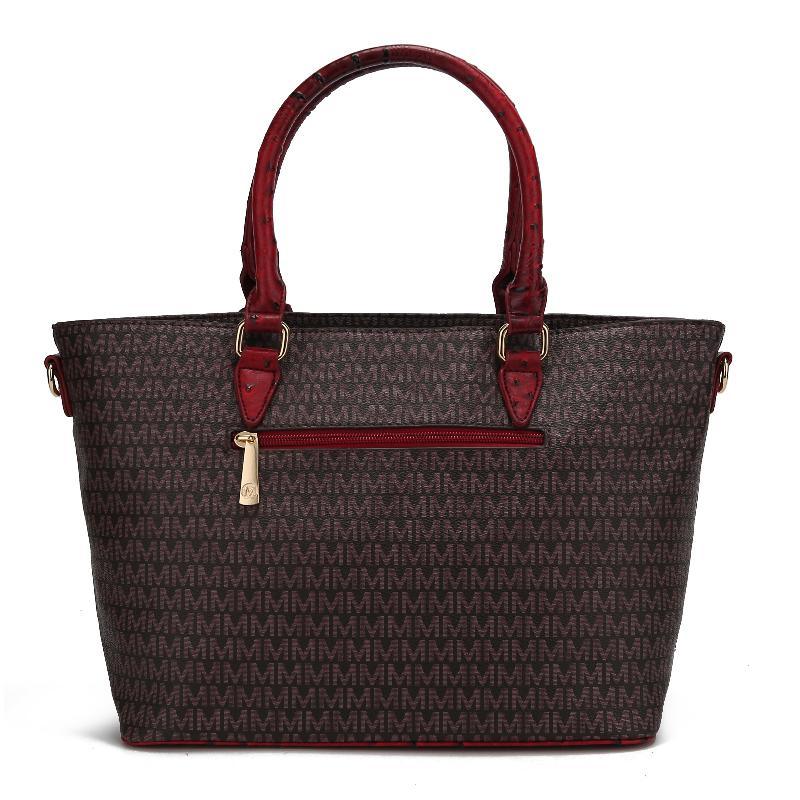 Grace Signature and Croc Embossed Tote - LuxNovaHub 