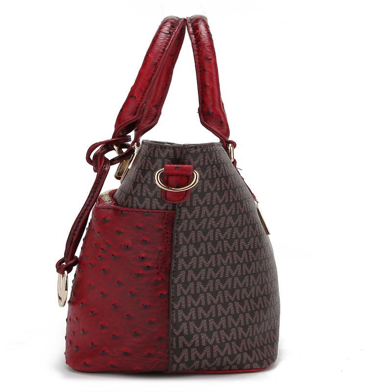 Grace Signature and Croc Embossed Tote - LuxNovaHub 