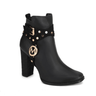 Ankle Women's Boot with Wide Heel - LuxNovaHub 