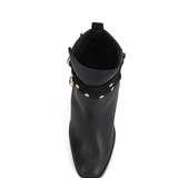 Ankle Women's Boot with Wide Heel - LuxNovaHub 