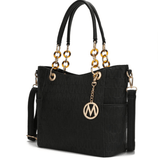 Rylee Tote Handbag Vegan Leather by Mia K - LuxNovaHub 