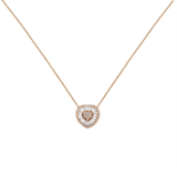 Diamond Heart Pendant Necklace - LuxNovaHub 