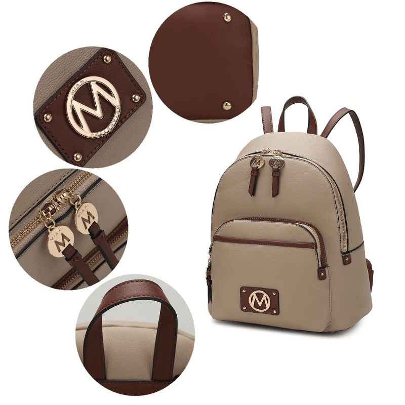 MKF Collection Alice Backpack Vegan Leather Women - LuxNovaHub 