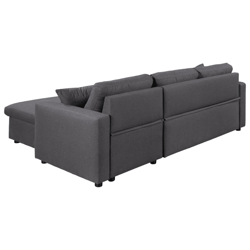 Sleeper Sectional Sofa Grey - LuxNovaHub 