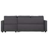 Sleeper Sectional Sofa Grey - LuxNovaHub 