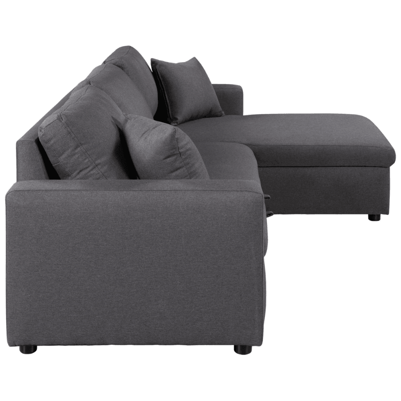 Sleeper Sectional Sofa Grey - LuxNovaHub 