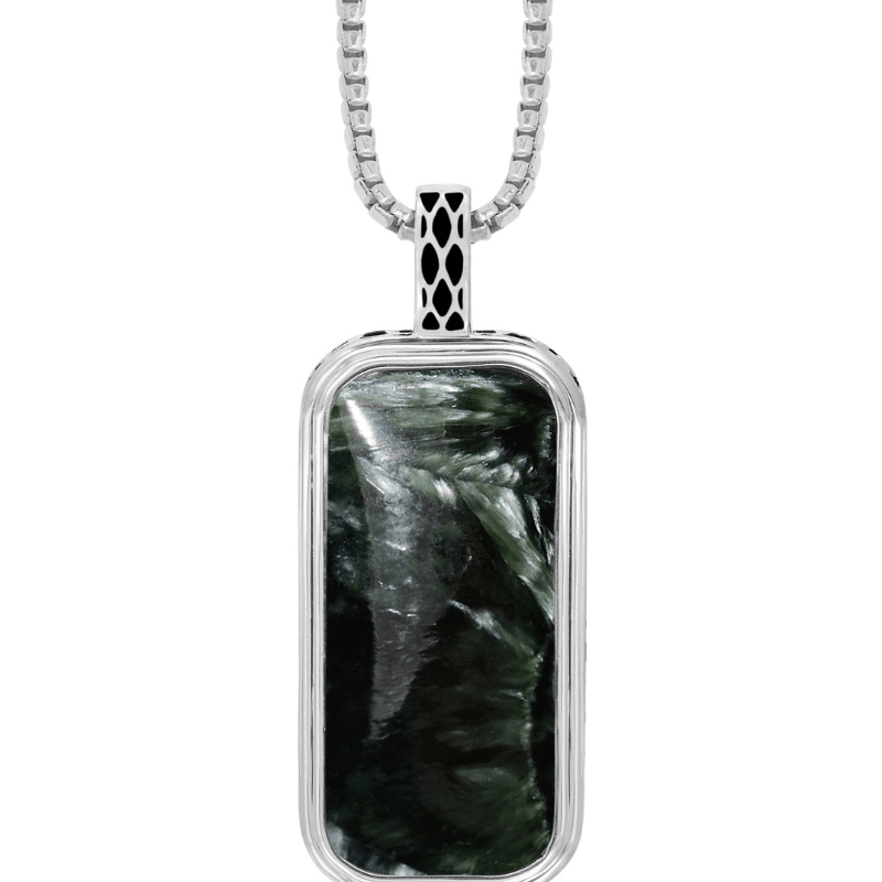 Seraphinite Black Rhodium Plated - LuxNovaHub 