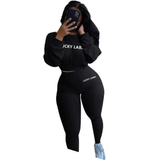 Crop Top Leggings Sweet High Stretch - LuxNovaHub 