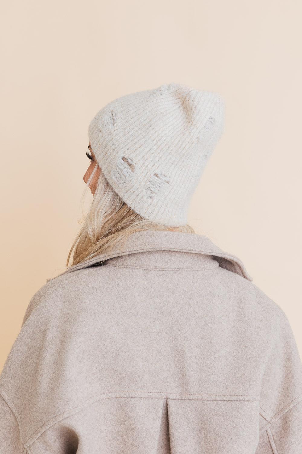 Rugged Edge Distressed Knit Beanie - LuxNovaHub 