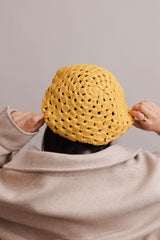 Darling Crochet Knitted Beret - LuxNovaHub 