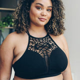 Plus Cutout Seamless Bralette - LuxNovaHub 