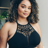 Plus Cutout Seamless Bralette - LuxNovaHub 