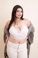 Boho Racerback Bralette Plus - LuxNovaHub 