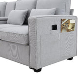 104-Inch 4-Seater Modern Linen Fabric Sofa – Stylish & Comfortable Living Room Furniture - LuxNovaHub 