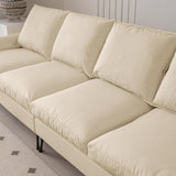 104.5"Modern Sectional Technical leather