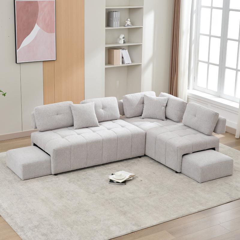 91.73" L-shaped Sofa Sectional Sofa Couch