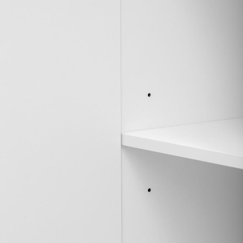 A Glossy Finish Light Luxury Storage Cabinet - LuxNovaHub 