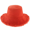 Wide Brim Frayed Bucket Hat - LuxNovaHub 