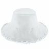 Wide Brim Frayed Bucket Hat - LuxNovaHub 