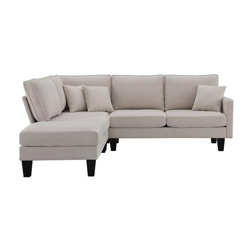 90*88" Terrycloth Modern Sectional