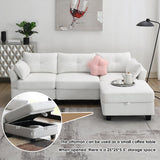 Modern Teddy Velvet Sectional Sofa - LuxNovaHub 