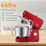 Stand Mixer Chef Machine 7L 660W Mixing - LuxNovaHub 