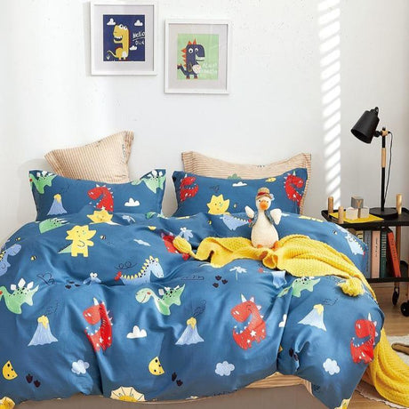 Markus Fun Dino 100% Cotton Comforter Set - LuxNovaHub 