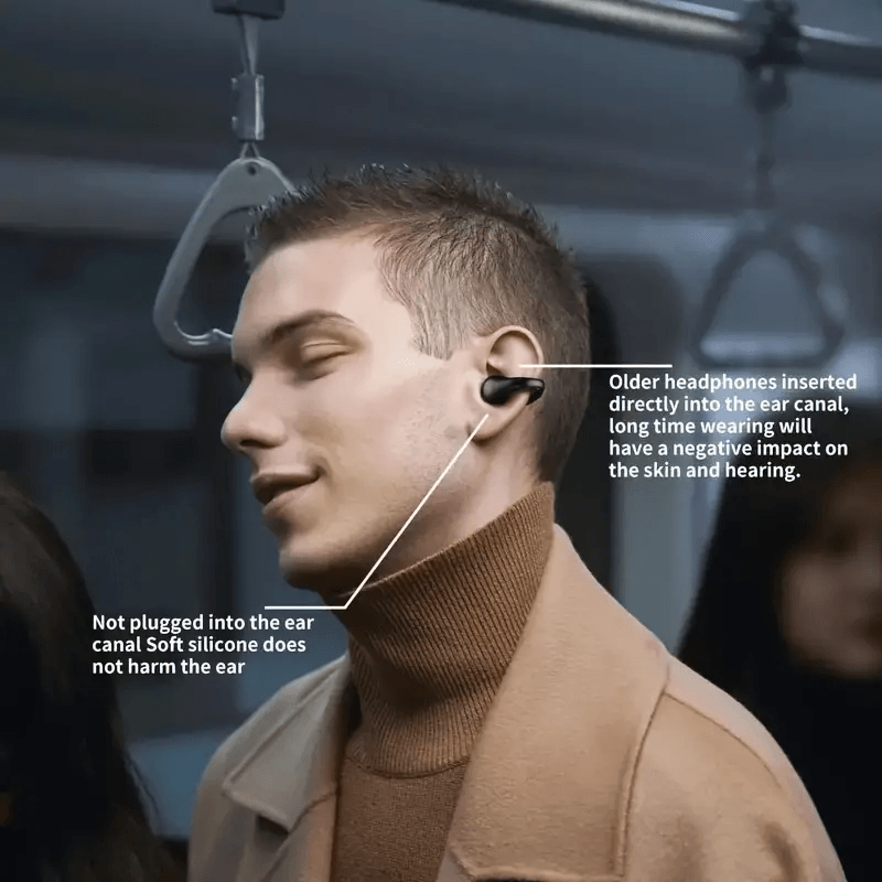 Open Ear Clip Wireless Earplugs Bluetooth TWS - LuxNovaHub 