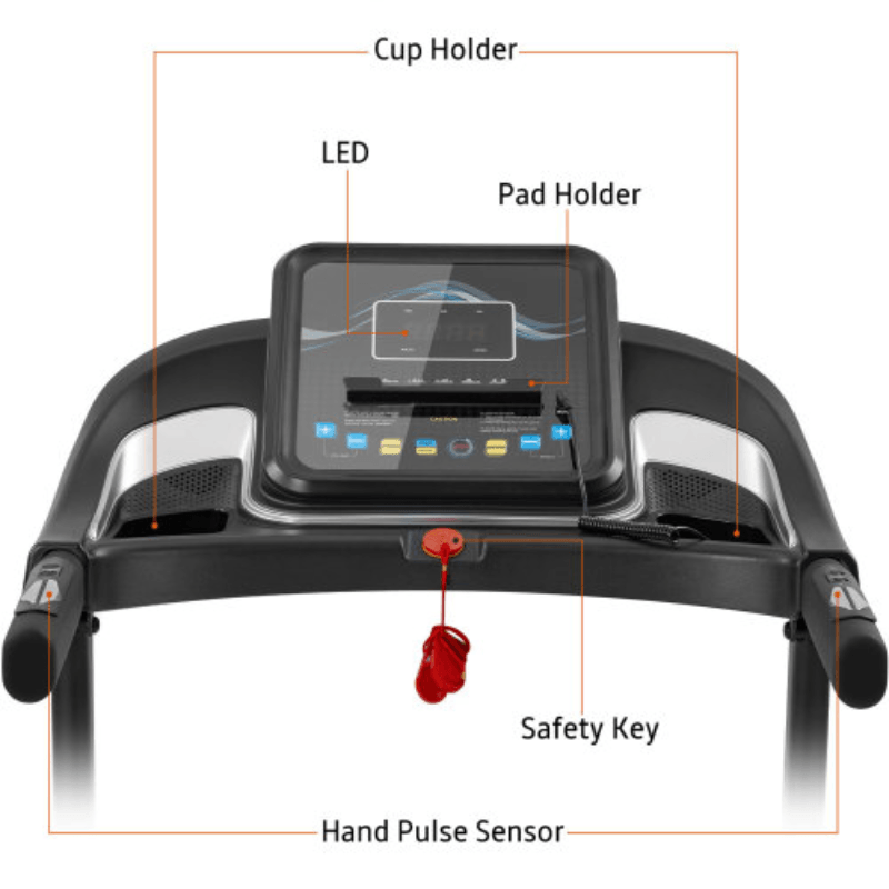 Compact Easy Folding Treadmill - LuxNovaHub 